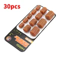30pcs Brown