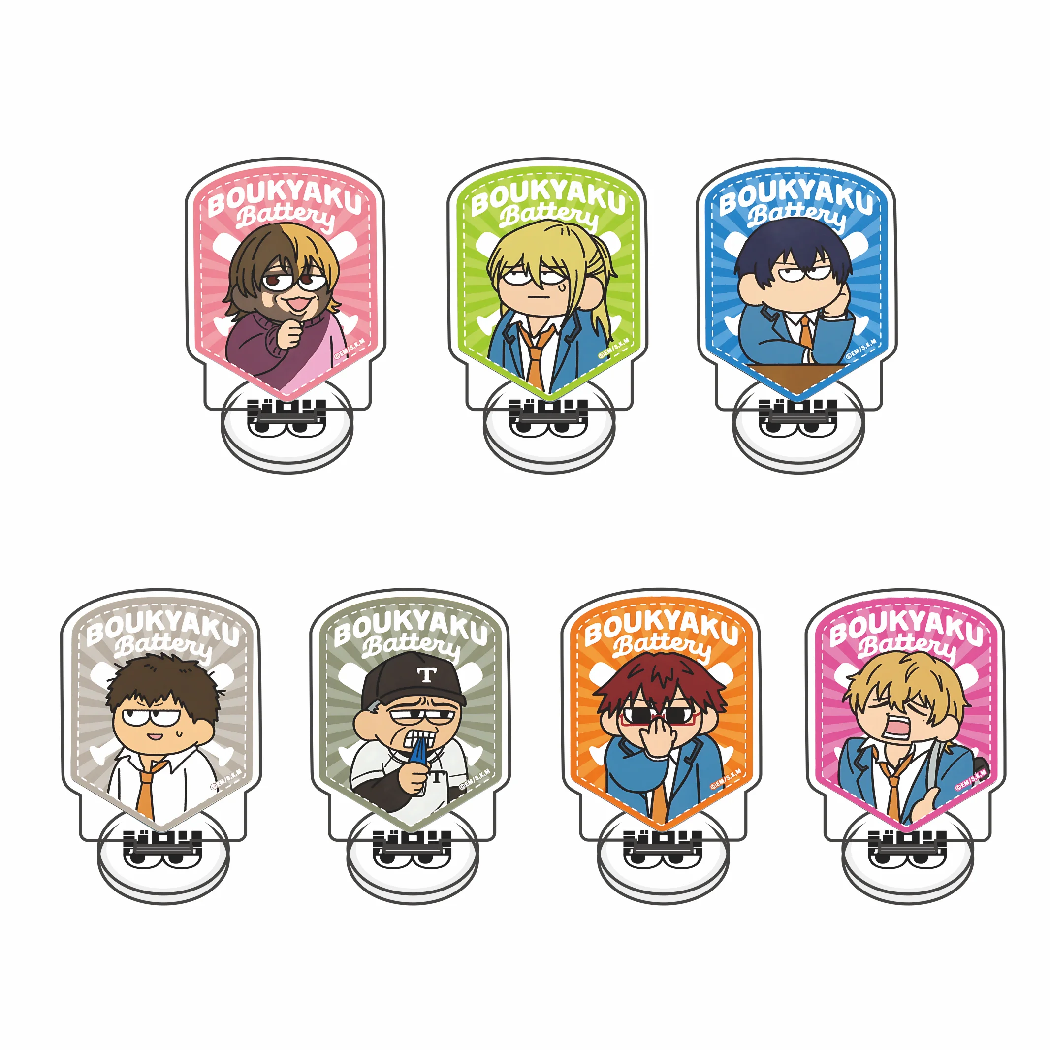 AnimeOblivion Battery Acrylic Stand Kei Kaname Haruka Kiyomine Tabletop Decorations Accessories Decor Gifts Key chain