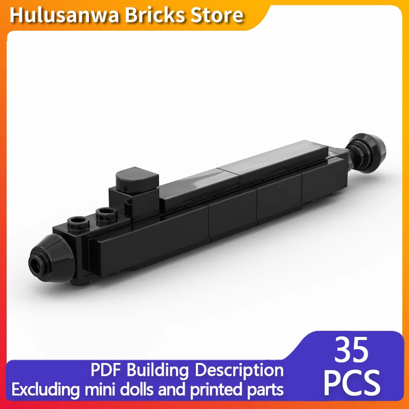 Virginia Klasse U-Boot Modell MOC Gebäude Ziegel Krieg Ausrüstung Modulare Technologie Geschenke Urlaub Montieren Kinder Spielzeug Anzug