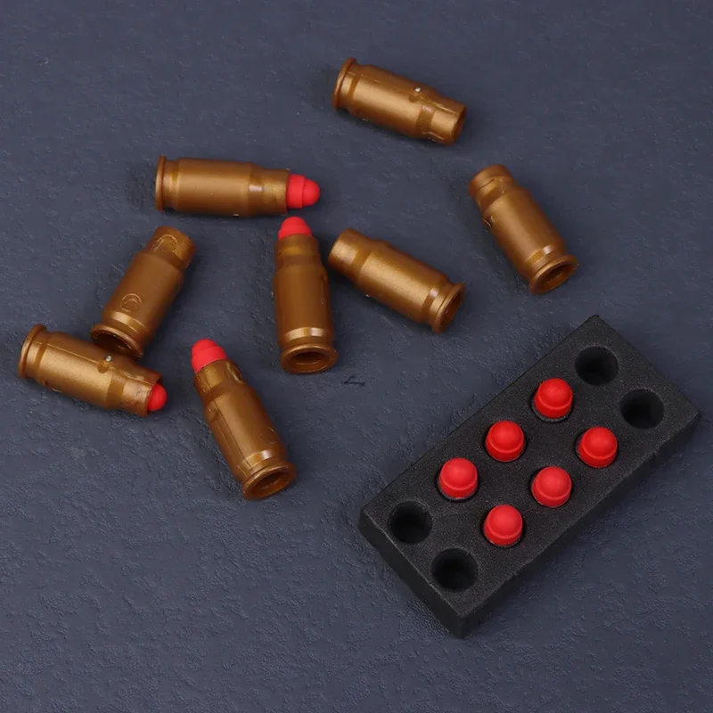 グロック/M1911/UPS/デザートイーグルトイガン用Fソフト弾丸、7mm小型ソフト弾丸カートリッジクリップ、射出式ガン用アクセサリー