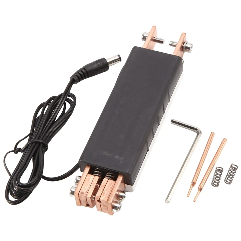 Spot welding Integrated DIY Spot Welder Spot Welding Pen with Automatic Trigger for 18650 Battery Weld Mini Spot Welder (Black)