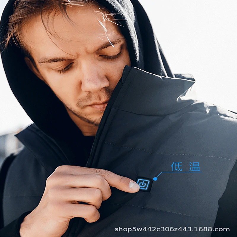 Xiaomi SKAH 4-Area di riscaldamento grafene gilet riscaldato elettrico da uomo Outdoor Winter Warm USB Smart giacca riscaldante termostatica