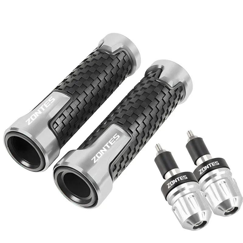 ل ZONTES 368G 368D/M/E/K 703F ADV 703RR G1 125 ZT125/U ZT310X ZX310T/V/R دراجة نارية 7/8 ''22 مللي متر المقود القبضات مقود ينتهي #6