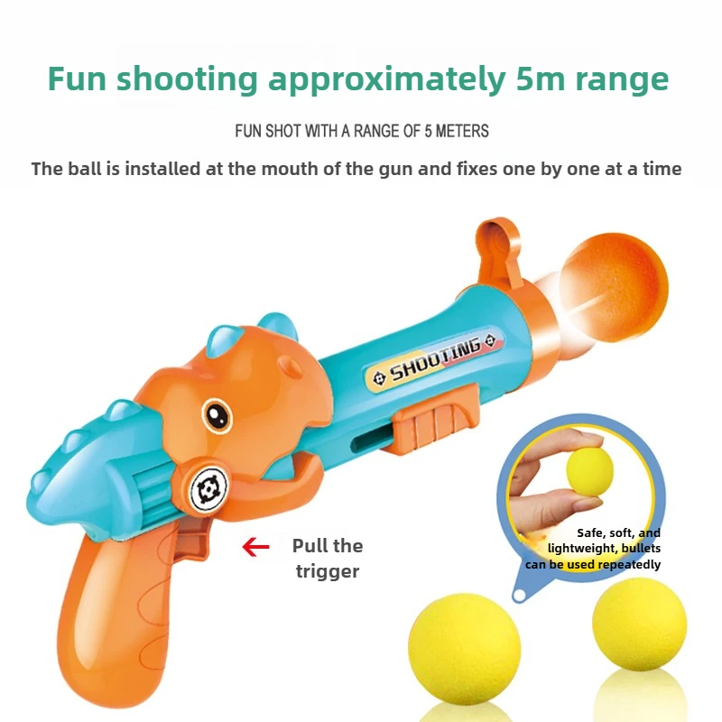 Juguete lanzador de bolas suaves para niños, pistola de dardos blanda Manual, incluye 12 bolas blandas, gafas, objetivo, juguete de tiro para bebés, regalos para niños de 4 a 8 años
