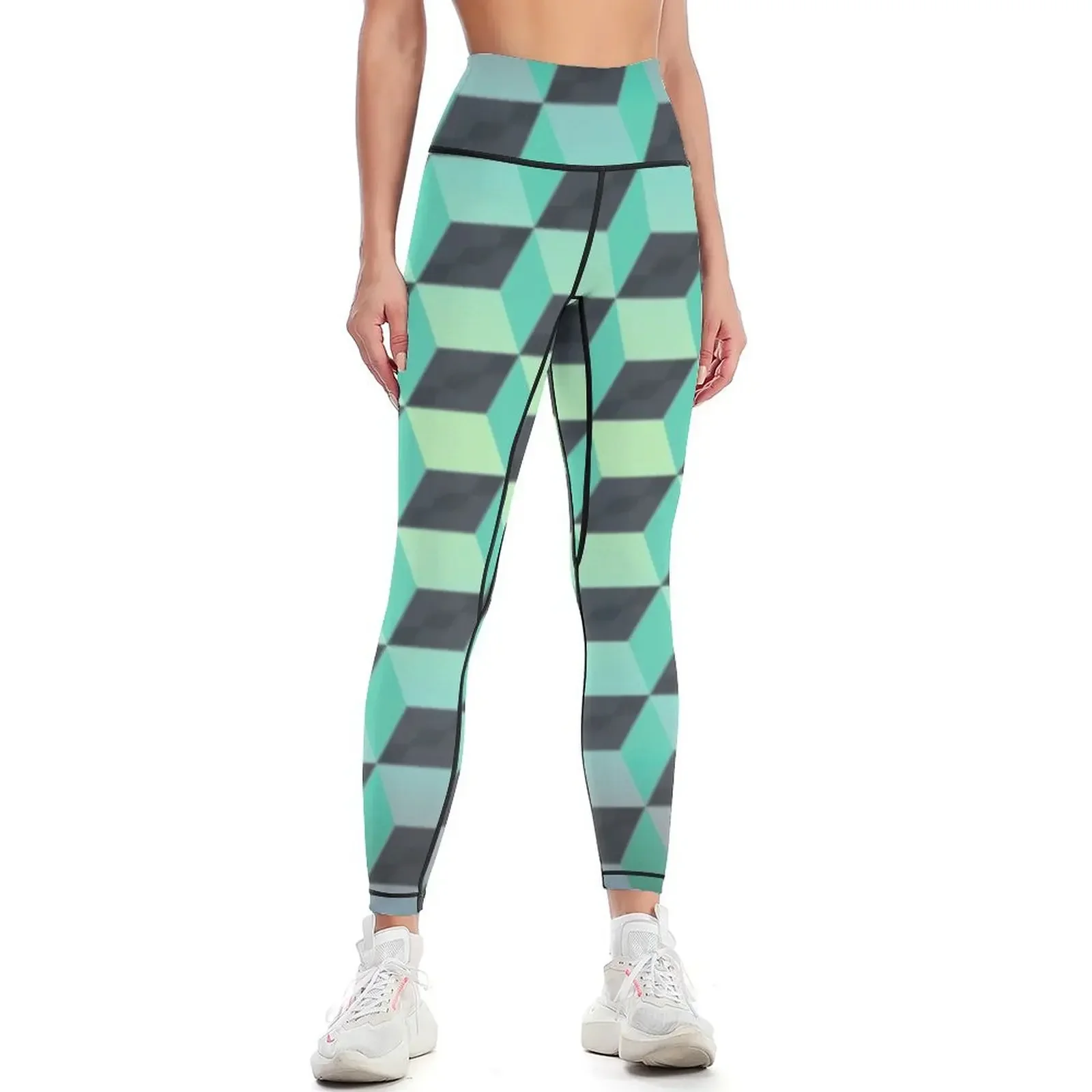 Cubism 1 Leggings Women's sports sports for push up workout clothes for exercise clothing for Womens Leggings