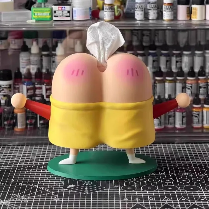 

Anime Crayon Shinchan Butt Tissue Holder Creative Desktop Organizer Girls Gift Novelty Decor