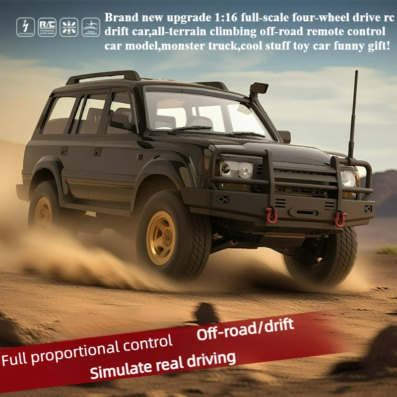 

Крутая игрушка-машинка, забавный подарок – полномасштабный радиоуправляемый внедорожник 4WD 1:16, радиоуправляемая дрифт-машина, машинка на пульте управления, монстр-трак, игрушки для детей