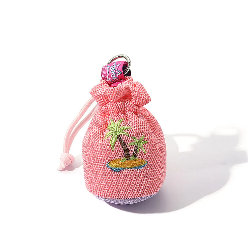 New Ins Style Coconut Tree Bucket Bag Pendant, Available in 3 Colors, Backpack Decoration with Lanyard, Keychain Accessory, Girls' Coin Purse, Lipstick Bag, Jewelry Storage Pouch, Outdoor Portable Small Bag, Bluetooth Earphone Protective Case Pendant view 6