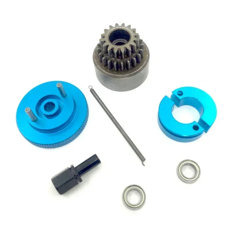 1 Zestaw Kompletny Koło Zamachowe Dzwonek Sprzęgła 14T & Szczęki Sprężyna Łożyska Kulkowe 5x10x4 mm Części Silnika Nitro Do HSP 1/10 Buggy Truck Truggy