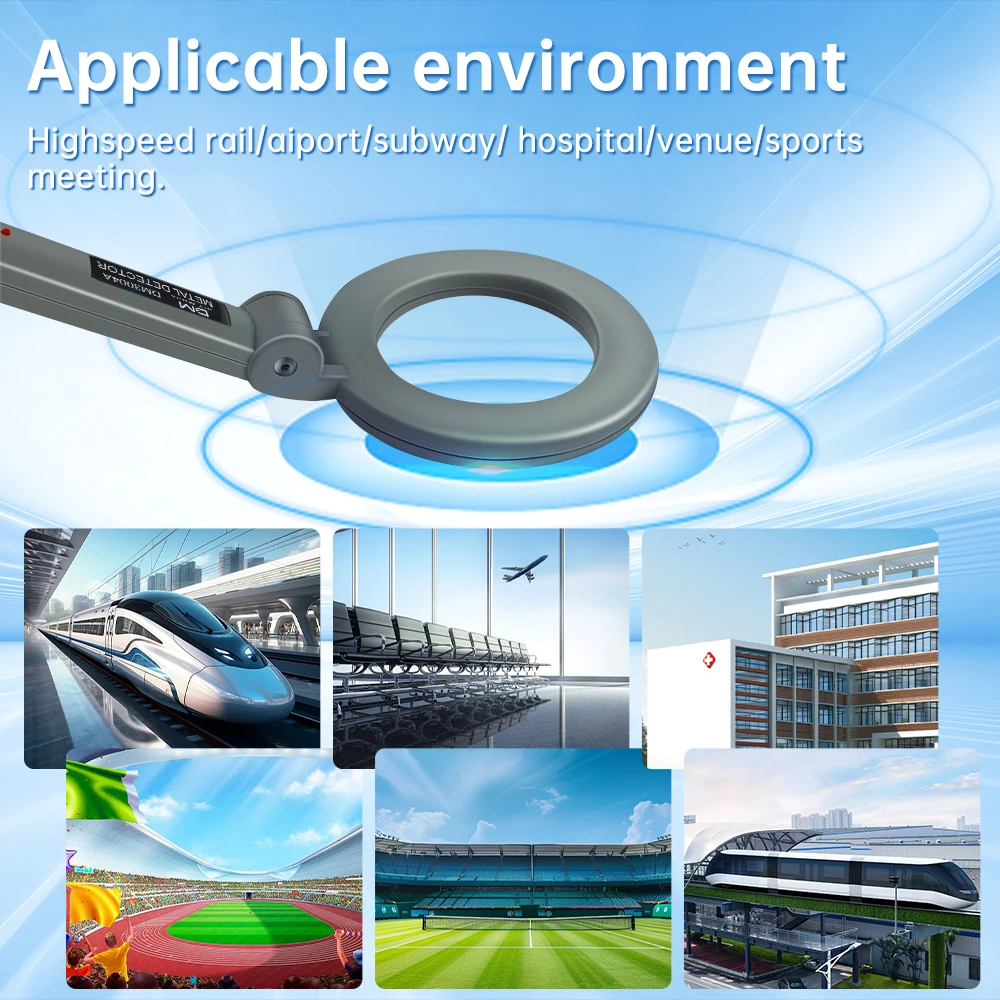 Metal Detector DM3004A Handheld Alarm High Sensitivity Metal Scanner Security Checker Pinpointer Search Coil Metal Detect Tool