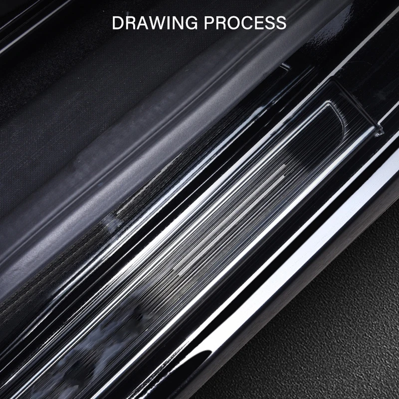 Car Door Sill Strip Anti-Dirty Sticker Cover Decoration Exterior Anti-Kick Pedal Decoration Accessories Parts For Smart 453 2019