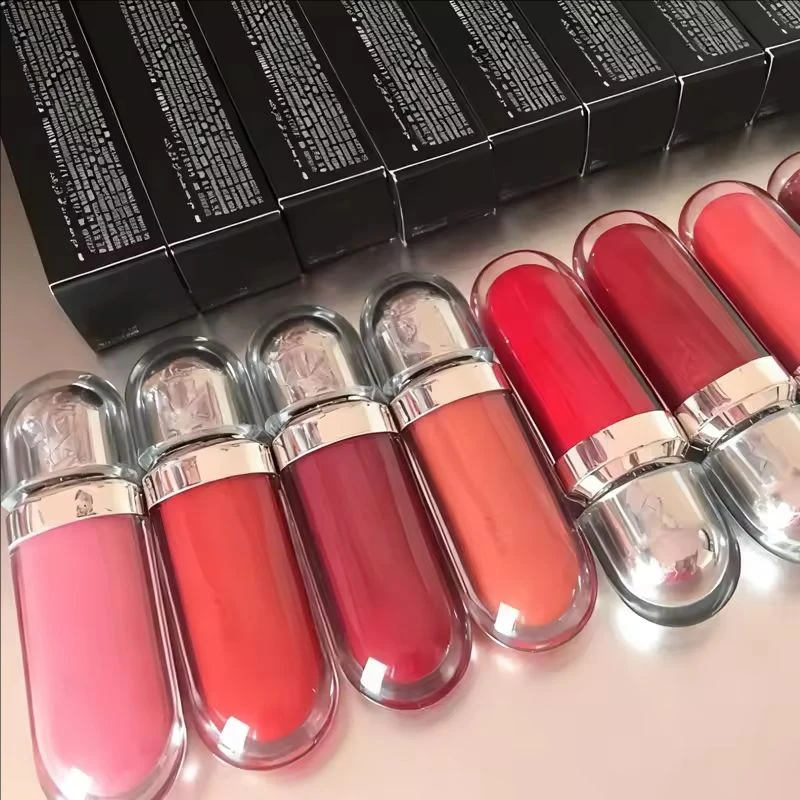 3D 하이드라 립글로스 2025 투명 립글로스 미러 립스틱 보습 광택 풀 립스틱 색이 바래지 않는 밀크티 빈페이스트 색상