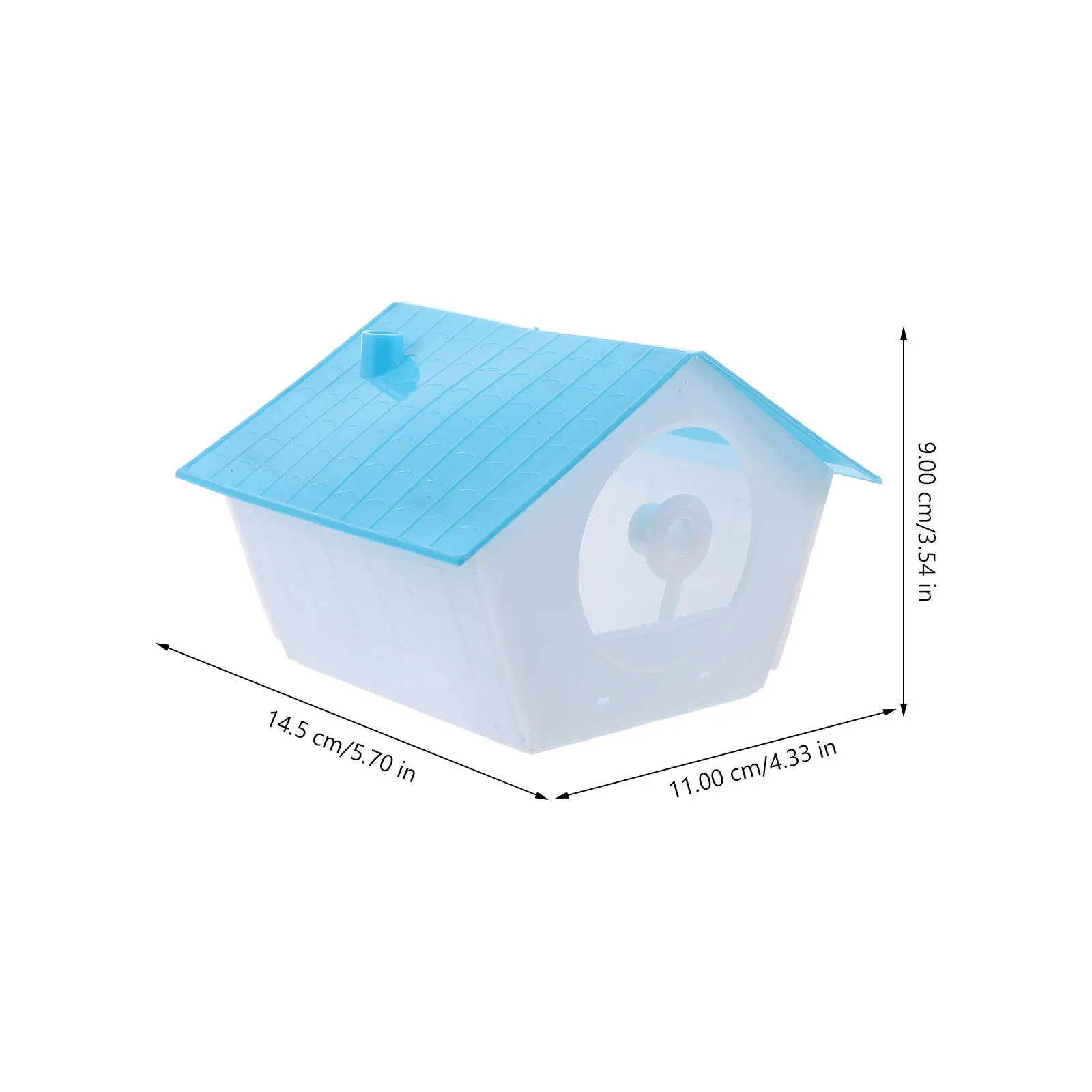 

3Sets Bird House Premium Durable Design for Outdoor Garden Bird Feeding Nest Balcony Decorative Supplies Birds Hideout