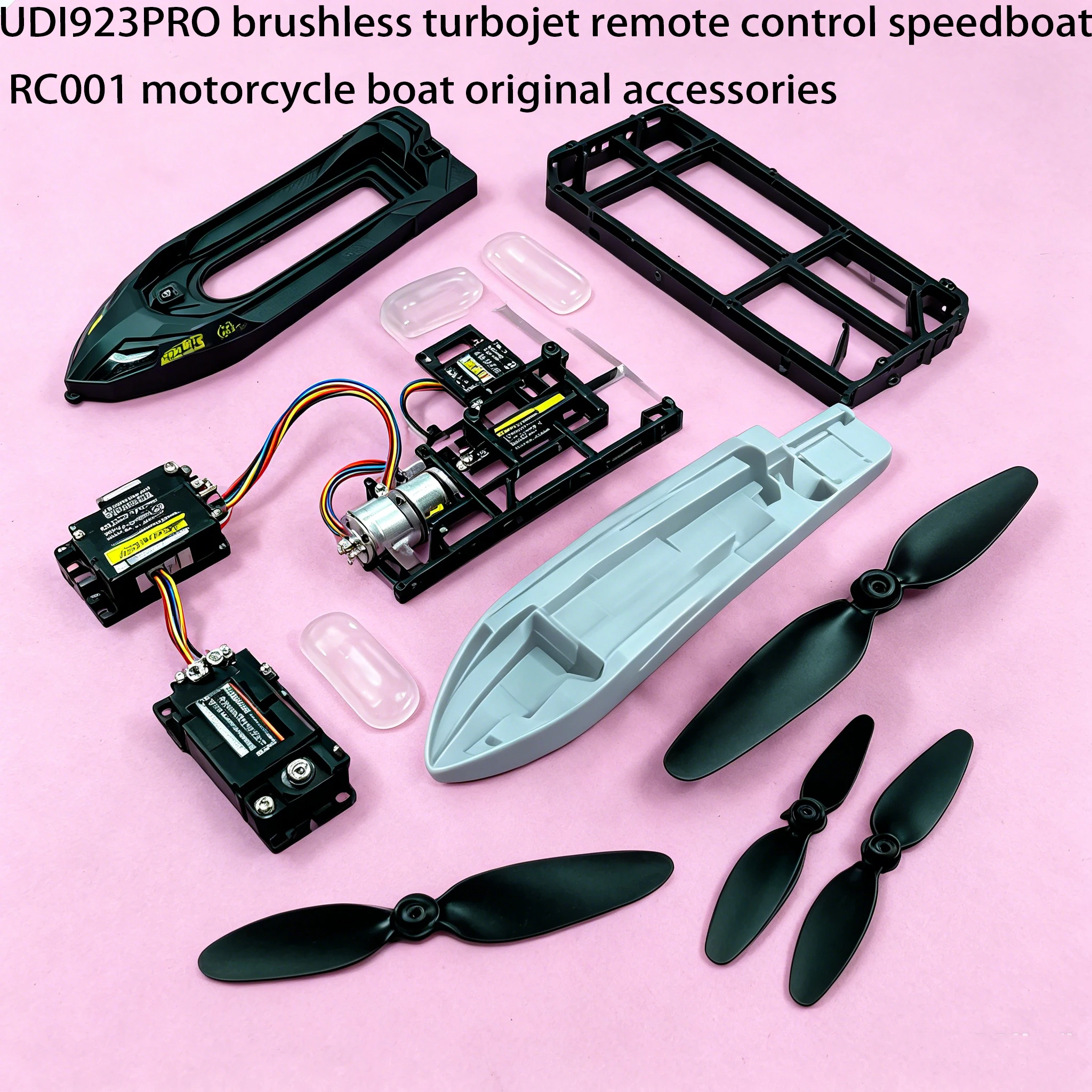 UDI923PRO brushless turbojet remote control speedboat RC001 motorcycle boat original accessories