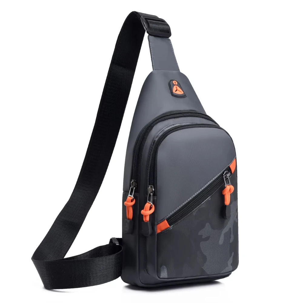 

New multi-pocket chest bag leisure sports crossbody bag daily commuting waterproof shoulder bags
