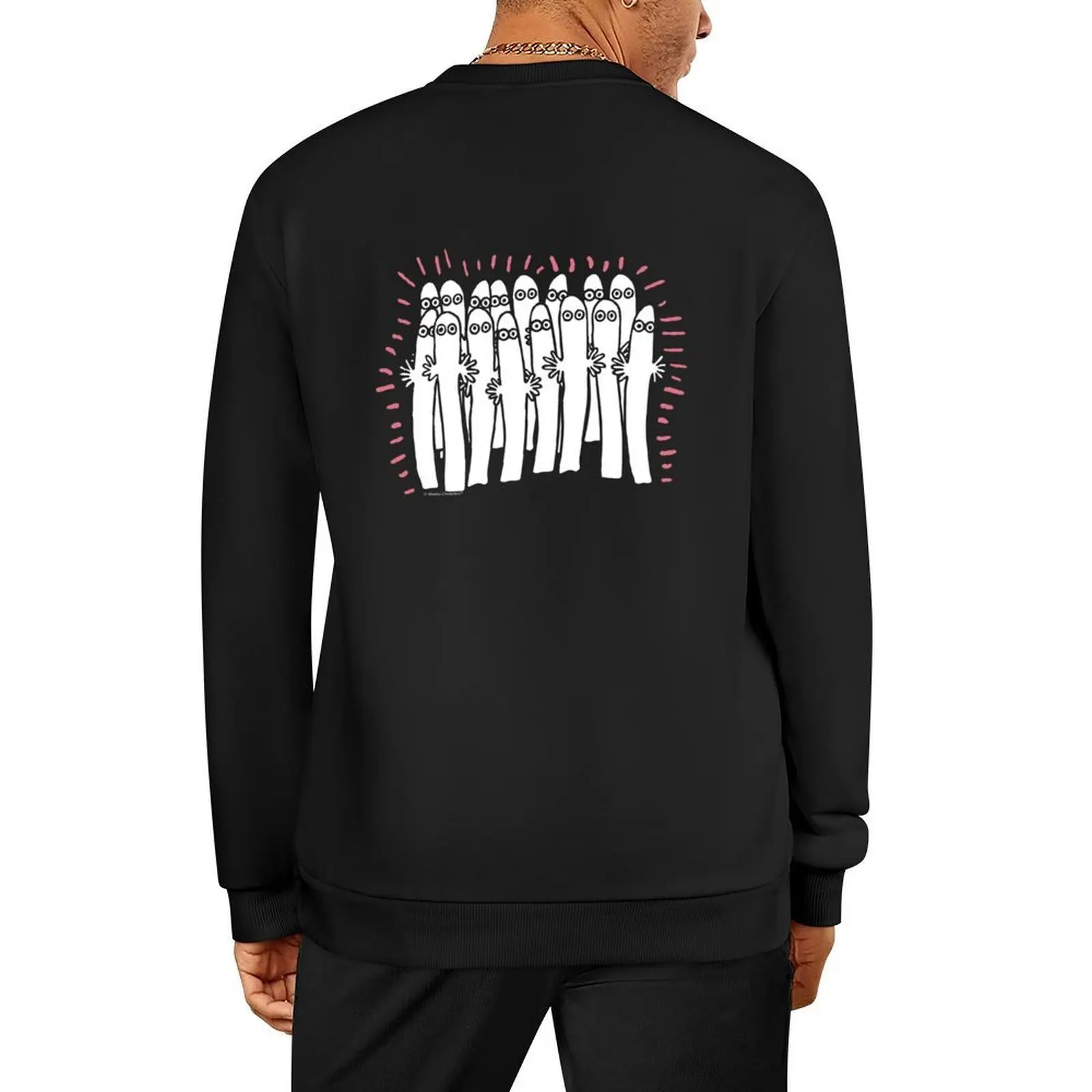 

Moomin The Spooky Hattifatteners Pullover men's clothing korean style clothes men's sweat-shirt set men wear men sweatshirt