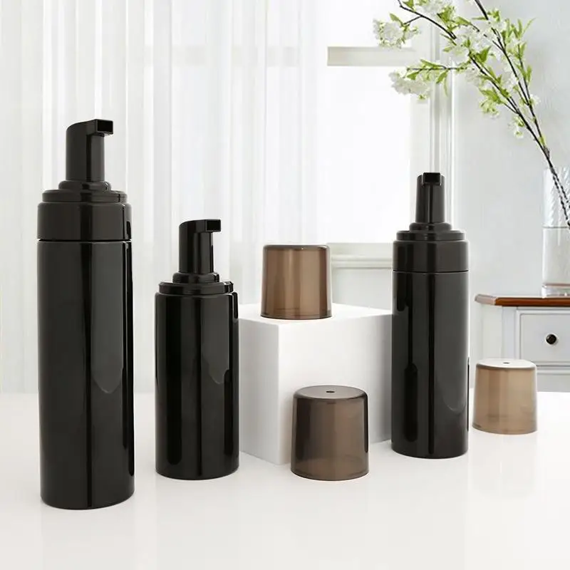 1Pcs Tattoo Foaming Bottle 100/120/150/200/250ml Beauty Shampoo Shower Gel Foam Pump Soap Mousses Cosmetic Liquid Dispenser