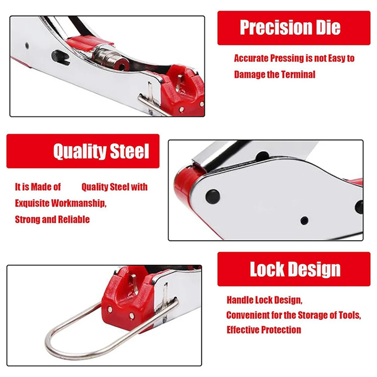 

AA25 Coax Cable Crimper Tool Kit with 20pcs F Type RG59 RG6 Compression Connectors Coaxial Cable Compression Tool Kit