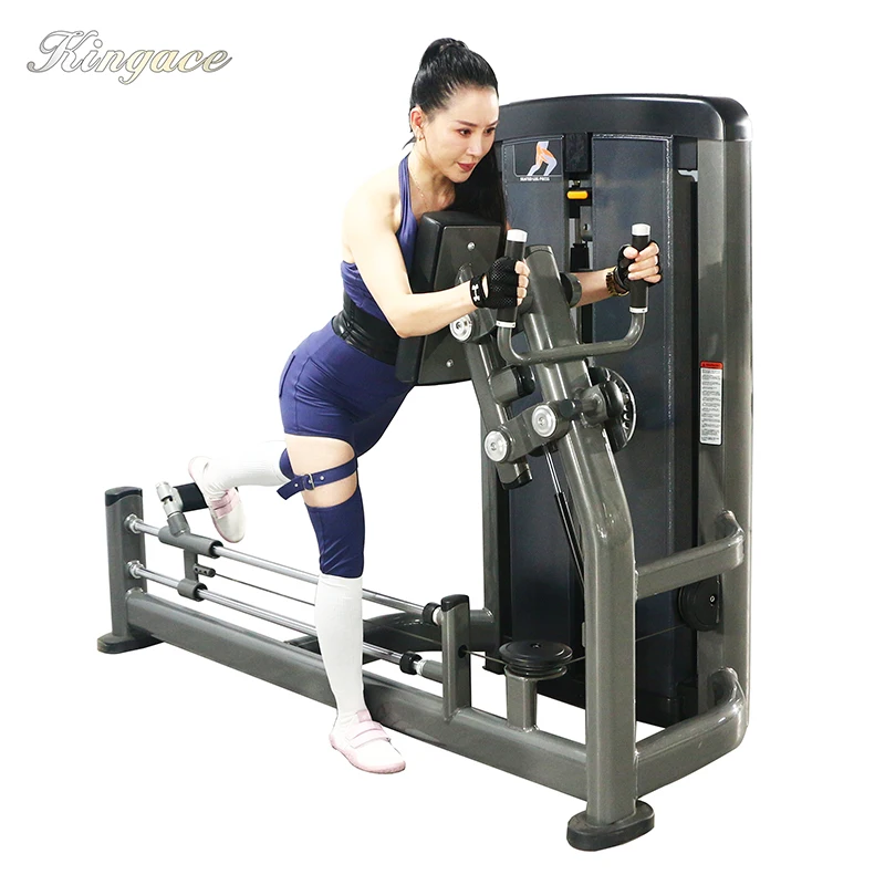 

Professional Gym Fitness Equipment Glute Drive Training Hip Thrust Standing Leg Extension Machine for Pin Load Selection