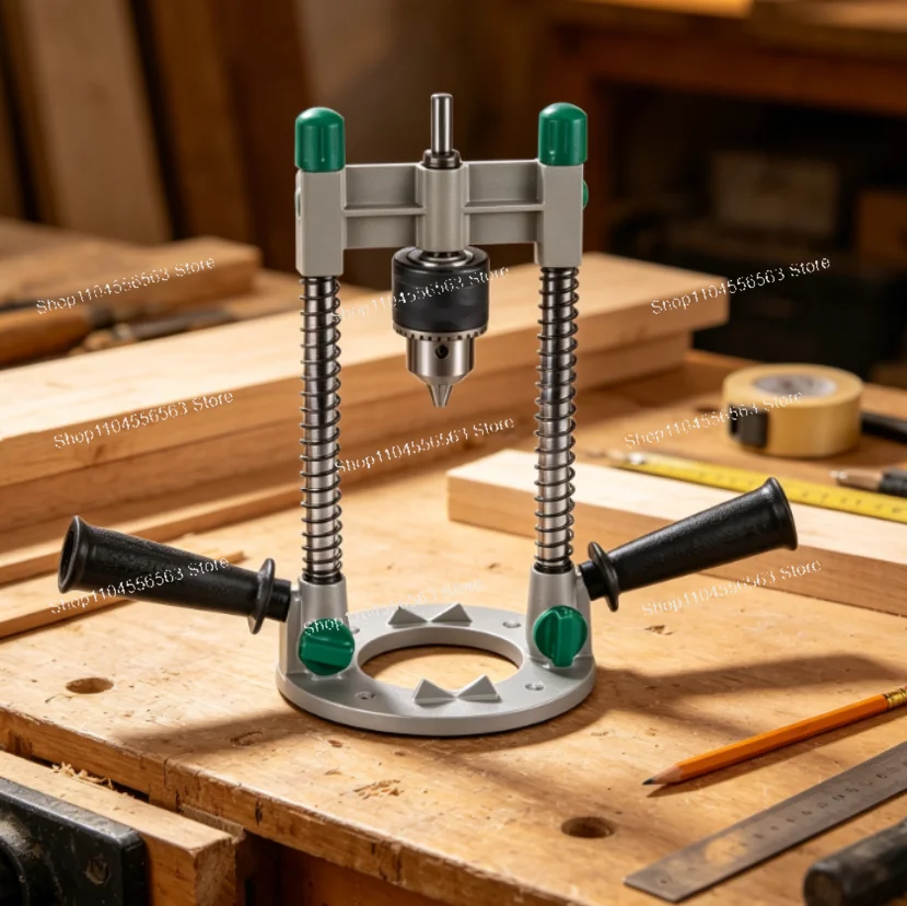 Multifunctional Drill Stand Bench Electric Drill Press Stand Holding Vise Bracket Rotary Tool Holder Power Tool Holding for Wood