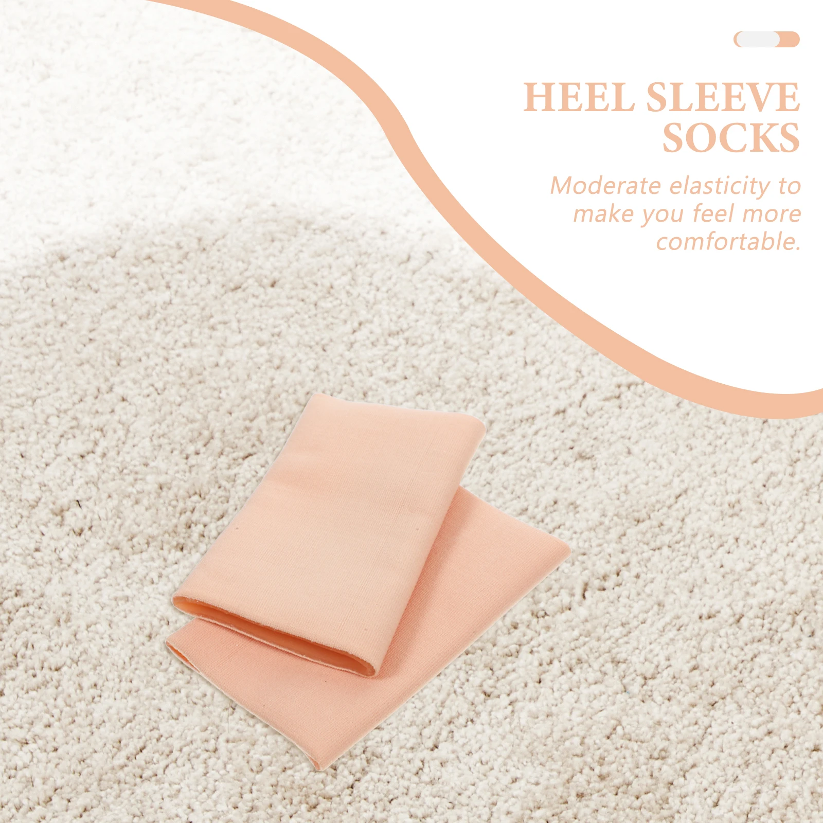 

Heel Protector Socks Sleeves for Cracked Heels Moisturizing Support Men and Women