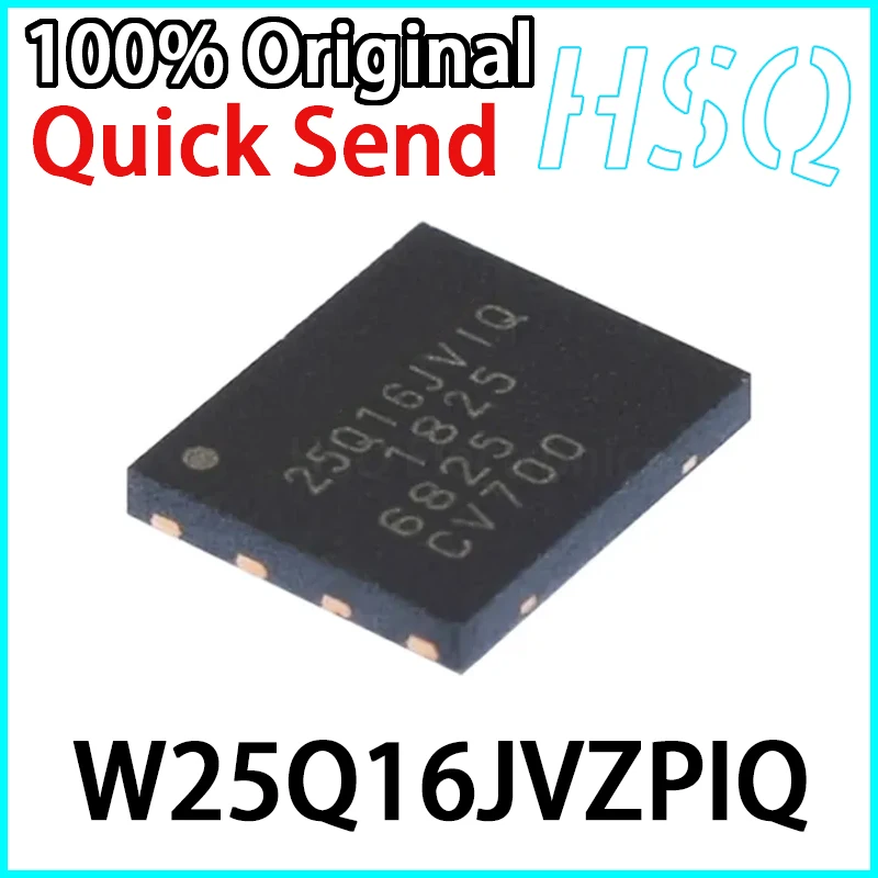 

5PCS Original W25Q16JVZPIQ 25Q16JVIQ WSON-8 Memory IC Chip Brand New in Stock