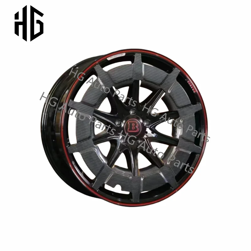 Wholesale Factory Custom 22-24inches Forged Wheel Hubs Upgrade to BB Style Real Carbon Fiber Wheel Rims For G Class Wagon