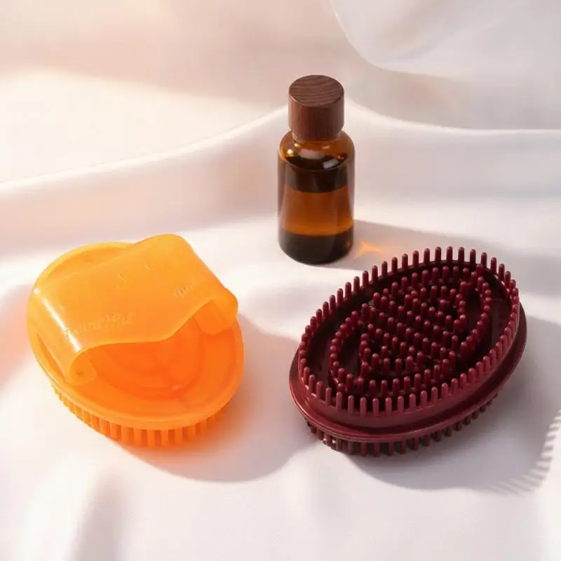 Handheld Body Massage Meridian Brush Non-Slip Grip Handle for Slimming Relax Back Leg Muscle Tension Relief Home Use