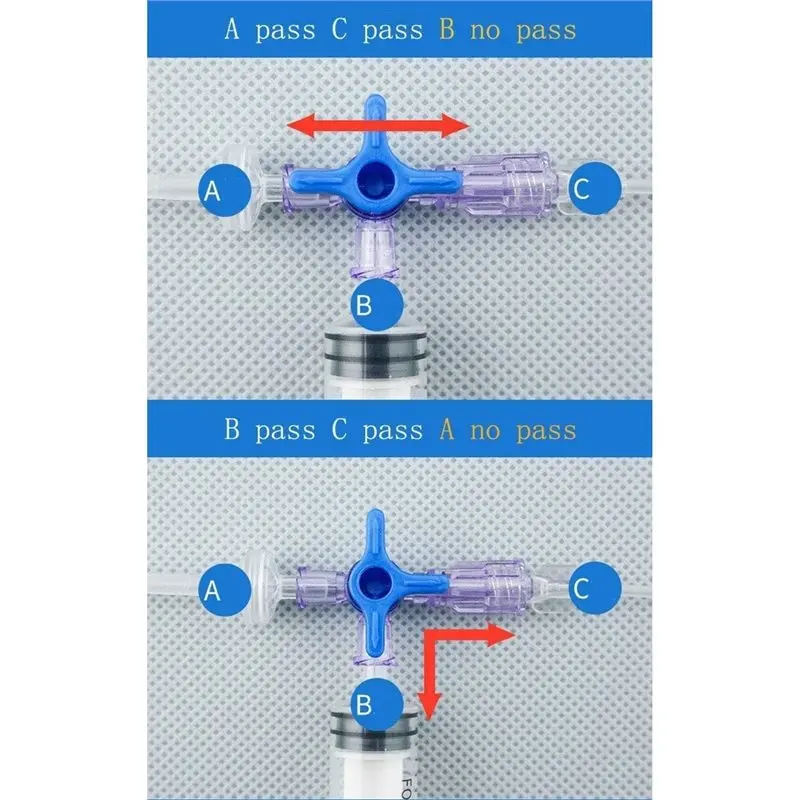 ABLJ Disposable Valve 3-Way Stopcocks 10Pcs With Luer Connection Male Lock For School Projects, Hobbies Experimental Projects DI