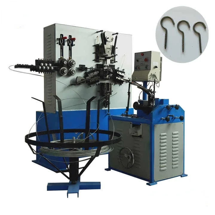 for Fast Speed Screw Eye Hook Hanger Making Punching Forming Machine for Half Thread Eye Screw Carbon Steel Aluminum Eye Screw