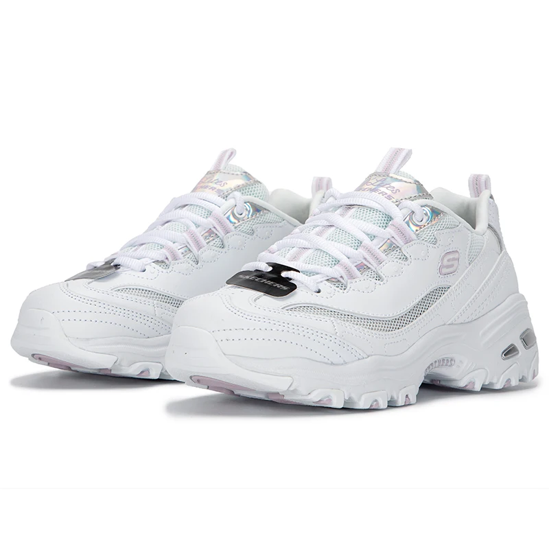 Skechers Women's Sneakers Trendy Fashion Casual Shoes Retro Panda Shoes Dad Shoes 66666200-Wht