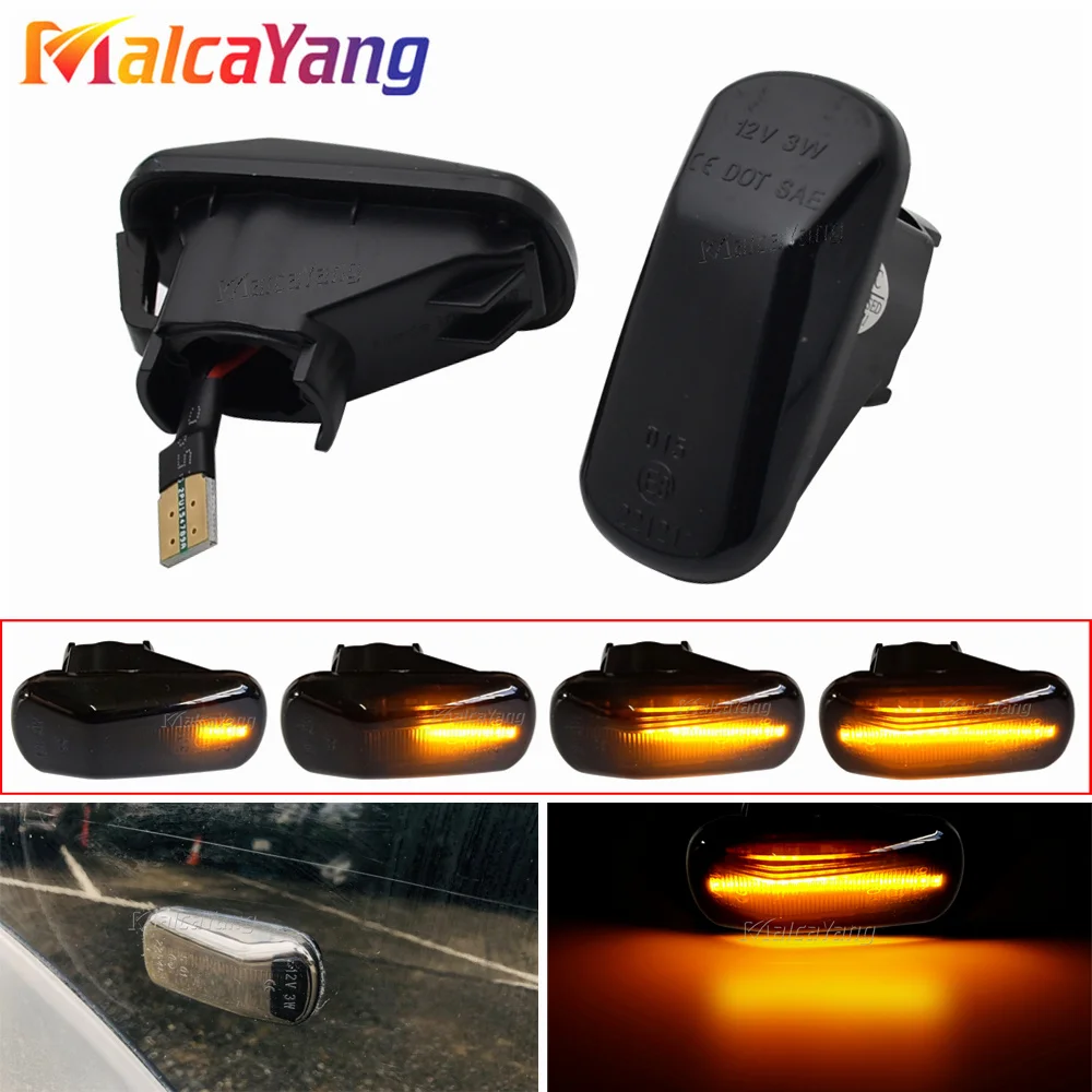 LED Dynamic Blinker Side Marker Turn Signal Lights Lamp For Honda CRV Accord Civic Jazz Stream Integra DC5 City Odyssey Acura