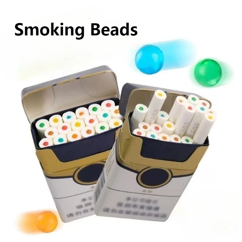 Flavor Explosion beads for Cigarettes Mint Blueberry Fruit Burst Bead Cigarette filter with Push Machine Smoking Menthol Pops