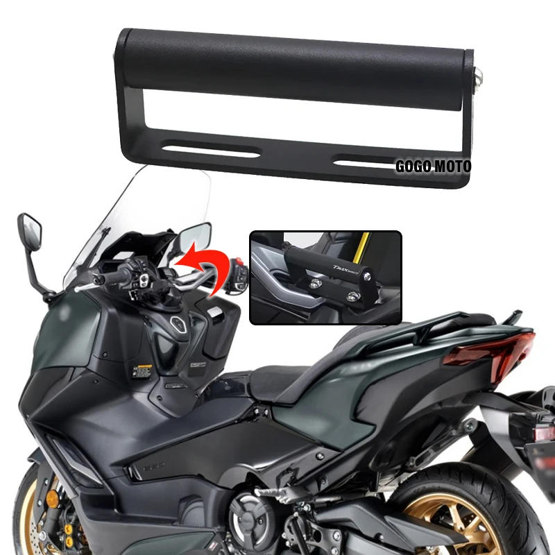 

New Motorcycle Accessories Phone Holder Stand GPS Navigation Plate Bracket For YAMAHA TMAX560 TMAX 560 TECH MAX 2022 2023 2024