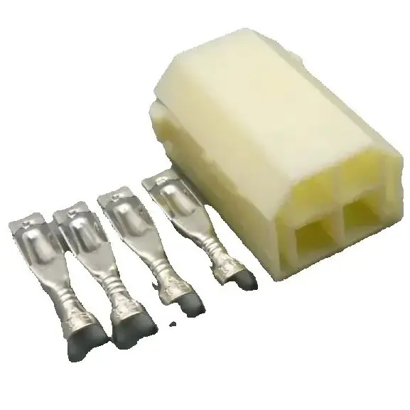 

worldgolden 5/30/100sets 2.3mm 4pin 4way auto electric female plug, wiring harness connector