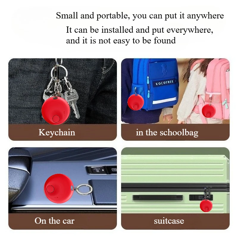 

Smart Tracker Tags Mini Tag For iOS For Google Find My APP Anti-Lost Reminder Device Locator Key Elderly Pet Kids Finder