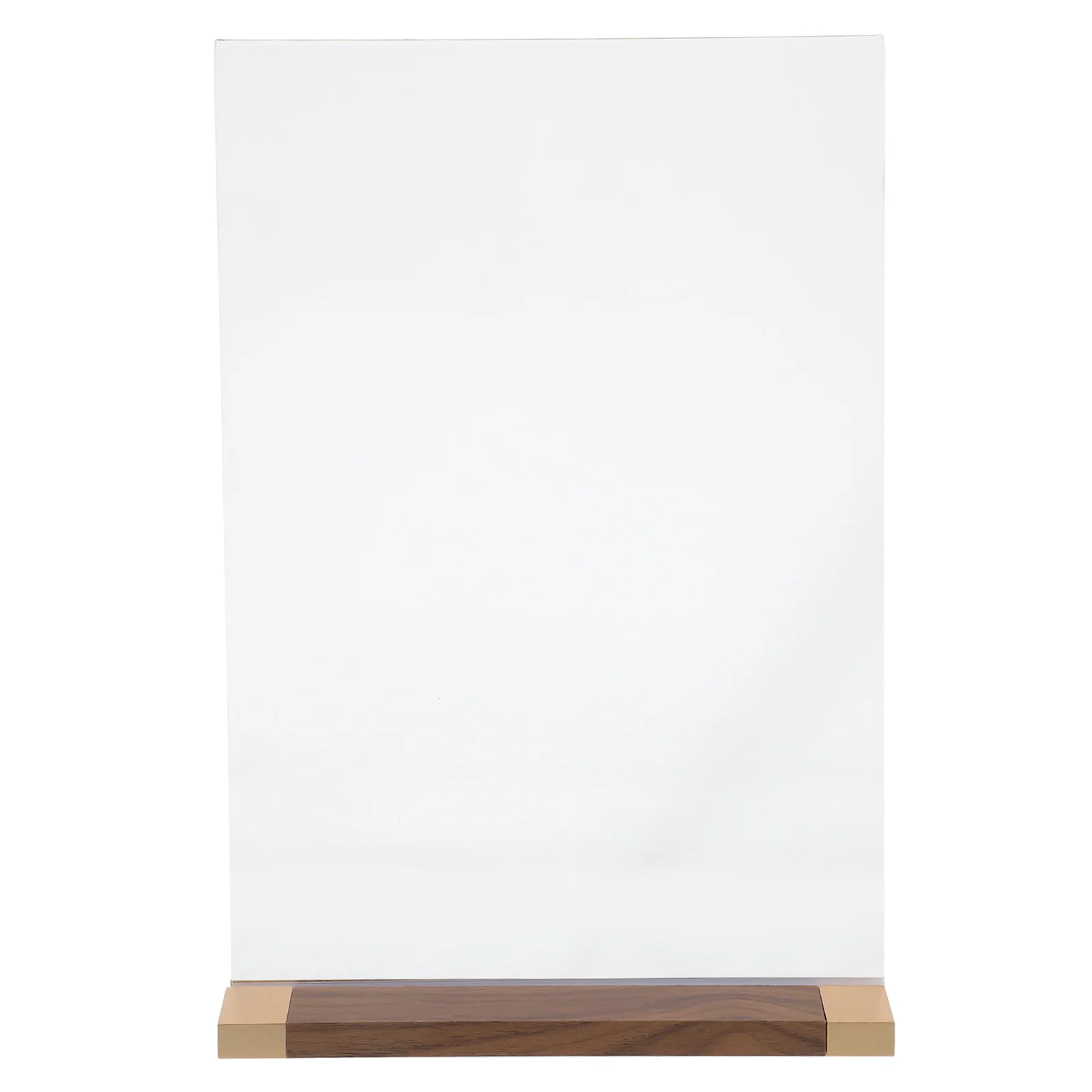 

Acrylic Sign Holder 8X10Inch Clear Tabletop Display Stand For Menu Price Tags Brochure Paper Document Holder Table Sign Desk