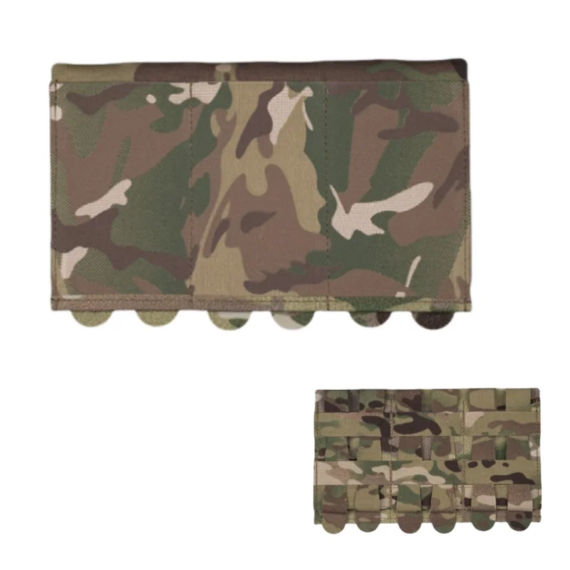 3-Mag Elastic Pouch | Low-Profile MOLLE Holder | Lightweight Triple Magazine Pouch