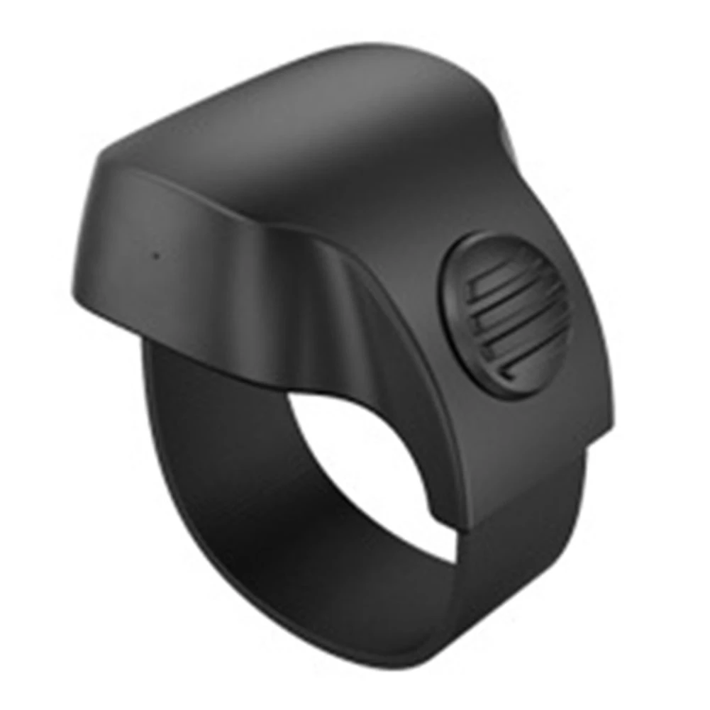 1 PCS Phone Selfie Shutter Remote Control Ring Wireless Smart Remote Control Ring Portable Mini Bluetooth 5.1 (Black)-A25R
