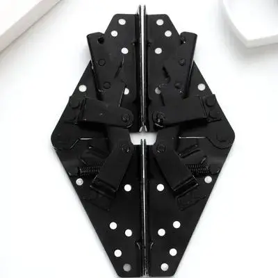 

2Pcs Sofa Bed Hinge Self Locking Furniture Folding Hinge for Armrest Seat Backrest Connection Angle Adjuster Hardware