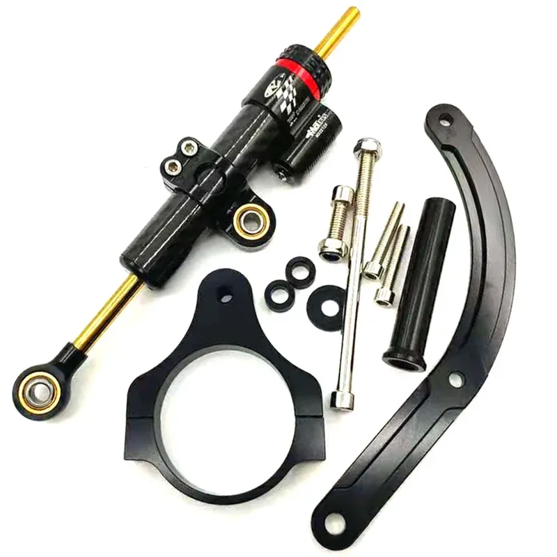 Motorcycle CF250SR Steering Damper Carbon Fiber Stabilizer Speed Wobble Balanced Safety For CF 250SR SR 250