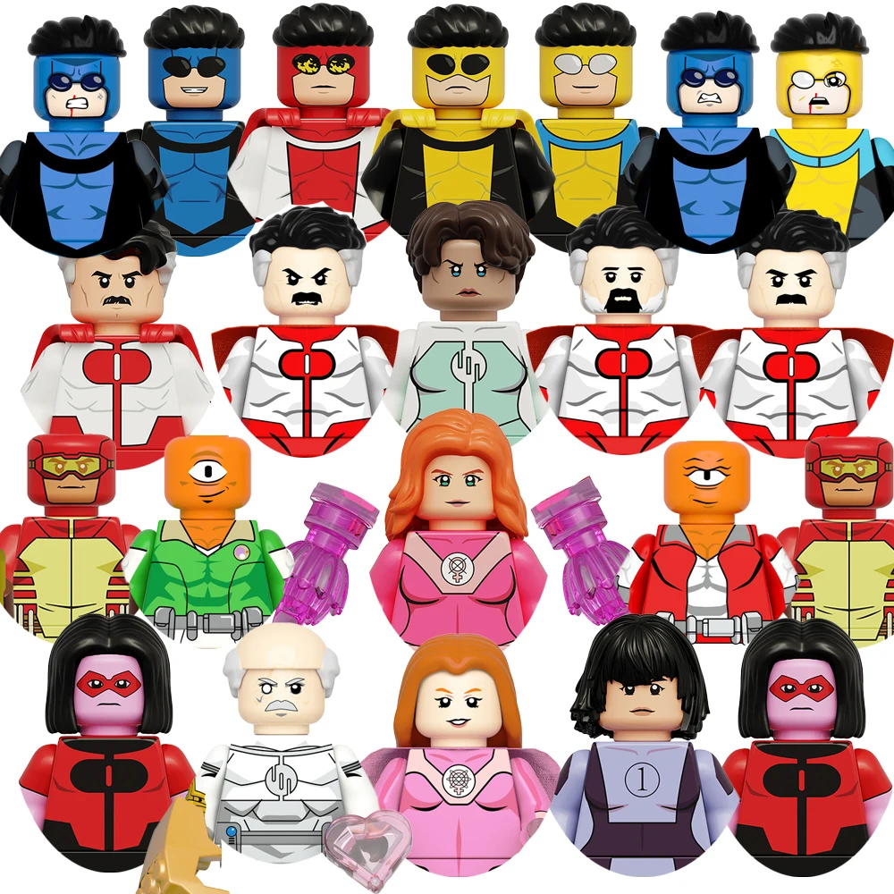 

New Legends Heroes Invincible Omni-Man K2361-2370 Bricks For Toys Gifts New Mini Action Figures Children For Party Gifts