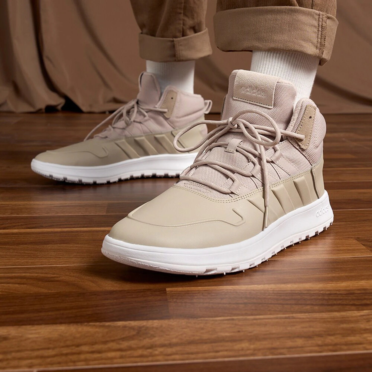 Adidas genuine FUSION STORM men's and women's plush sports casual shoes IF1625