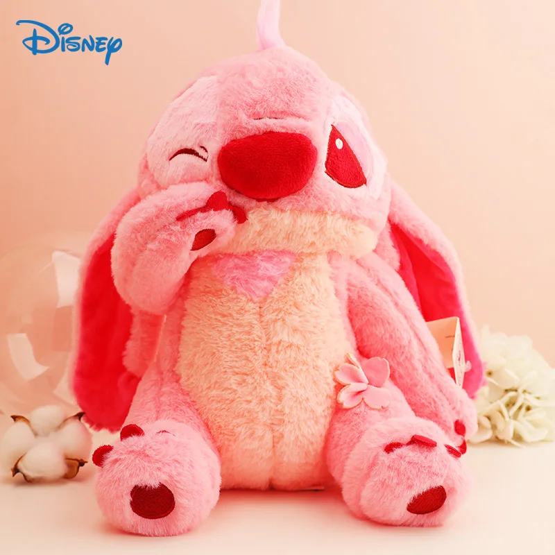 

30cm Pink Disney Lilo & Stitch Plush Toy Cute Anime Soft Stuffed Kawaii Animals Doll For Girl Children'S Birthday Gift Wholesale