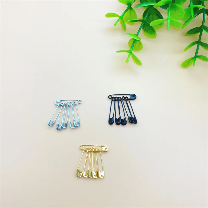 1000pcs 18mm Mix Silver/Gold/Black Pin Cross Stitch Marker Label Pin Clip For Jewelry Fasterener DIY Garment Sewing Tools Needle