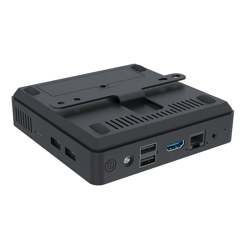 M2 Mini Pc Host, Desktop Draagbare Computer Wifi Bt4.0 Met Celeron N3350,6G Ram, 64G Rom, & Vga Poorten