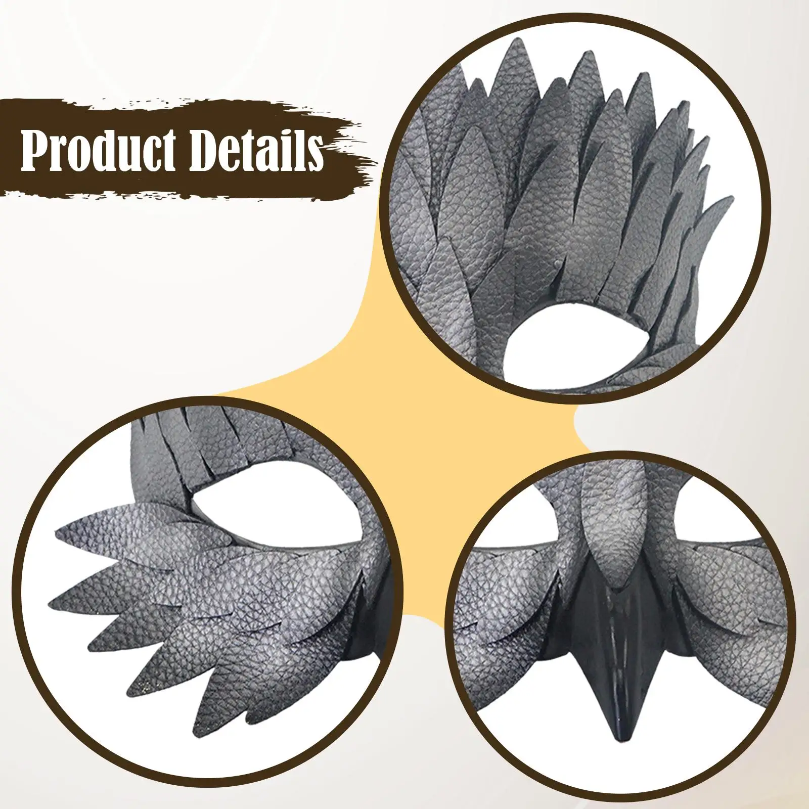 Masquerade Mask Novelty Decorative Bird Mask for Stage Birthday Role Playing