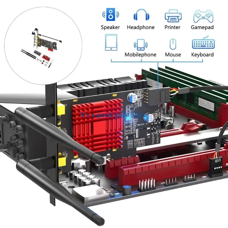  PCIe WiFi 7 Adapter Card For Desktop With Fast 8800Mbps Speed