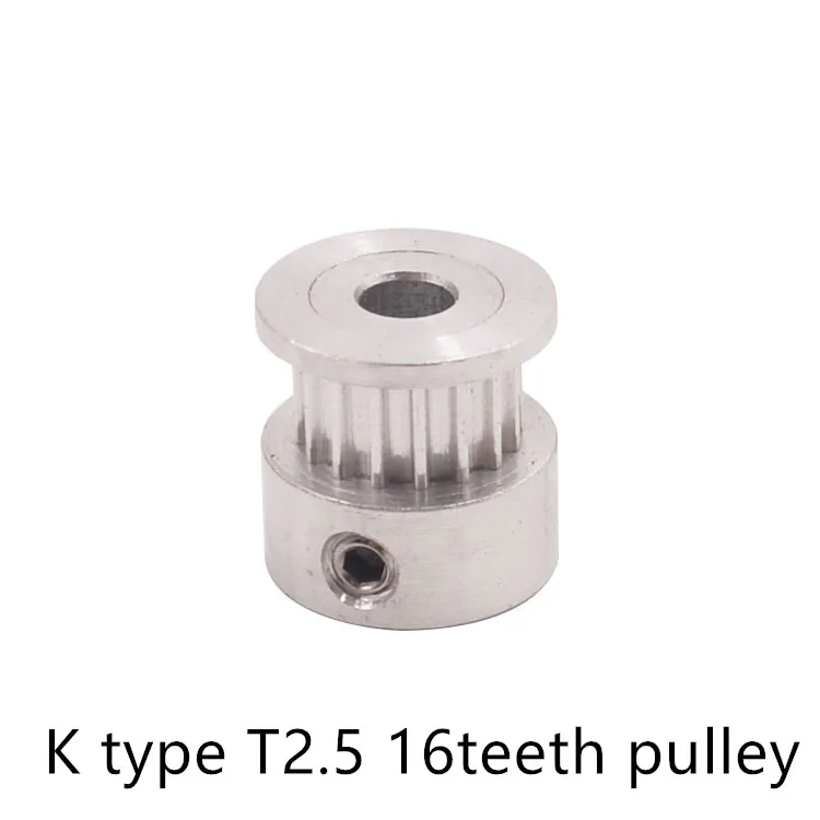 LINK CNC T2.5 Timing Pulley 16 teeth Bore 4mm 5mm 6mm 6.35mm for width Synchronous Belt Small backlash 16Teeth