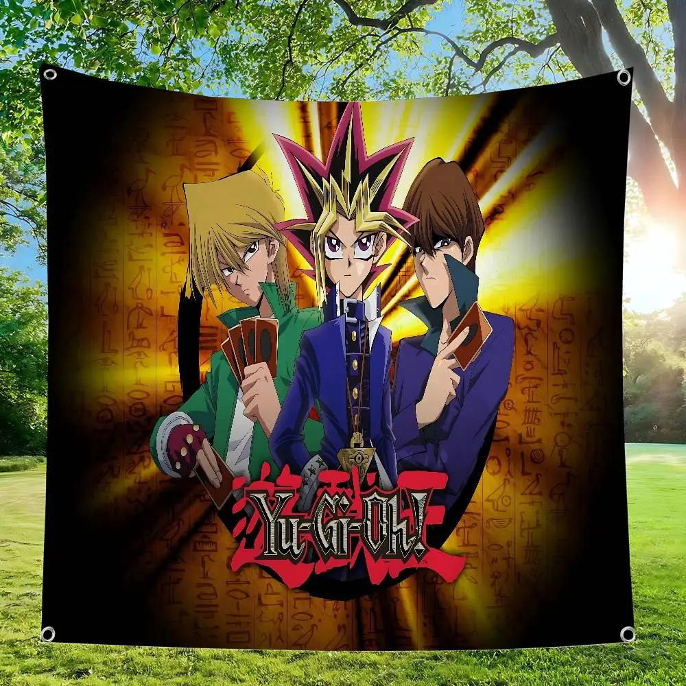 Japanese Manga T-Yu-Gi-Oh Cartoon Flag Art Science Fiction Room Home Decor Wall Hanging Home Decor Banner